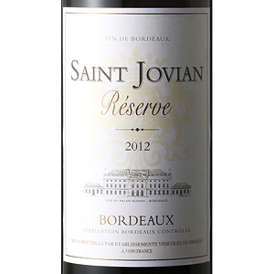 Saint Joviant Reserve Bordeaux Rouge 2012